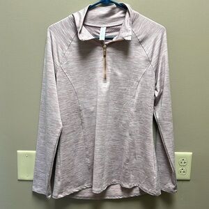 Light purple workout top